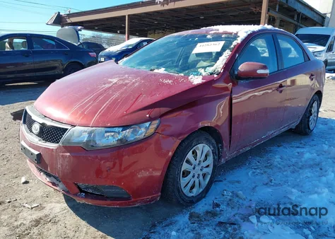 2010 Kia Forte Ex из США, поврежденный, VIN KNAFU4A27A5133698